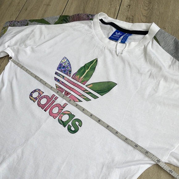 Adidas Originals NEW Women's Farm Cropped Oversized Tee Size M - Picture 5 of 9